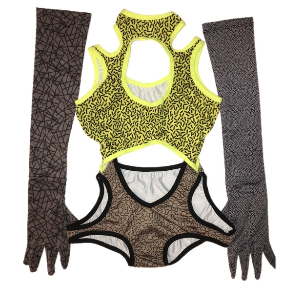 Dolls Kill Tops - Club Exx Cutout Choker Bodysuit from Dolls Kill